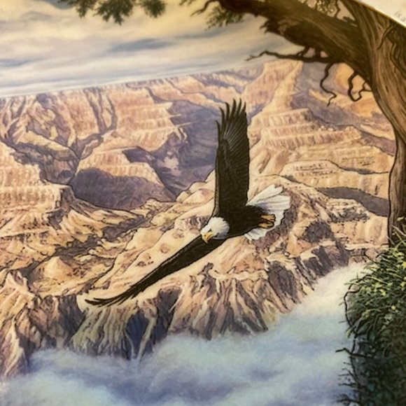 Danbury Mint Guardian of the Canyon collector plate - Picture 4 of 4